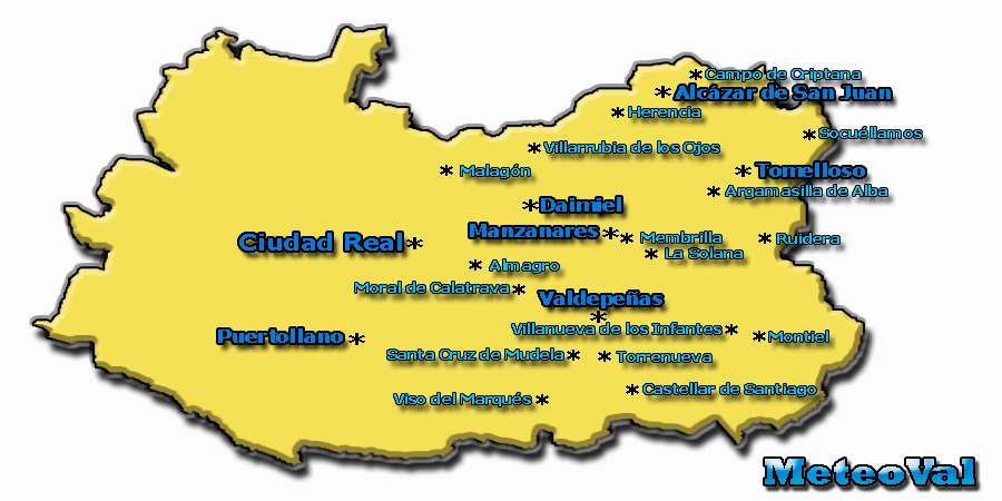 Mapa de Ciudad Real